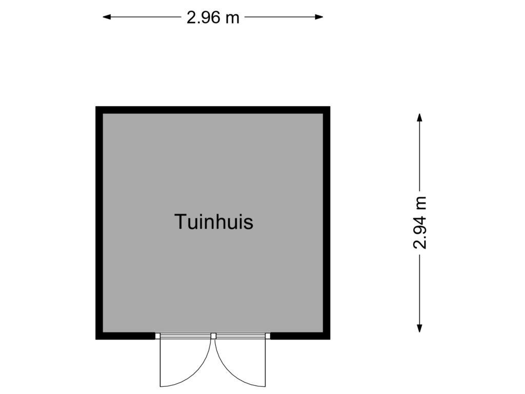 Bekijk plattegrond van Tuinhuis van Wilgencamp 18