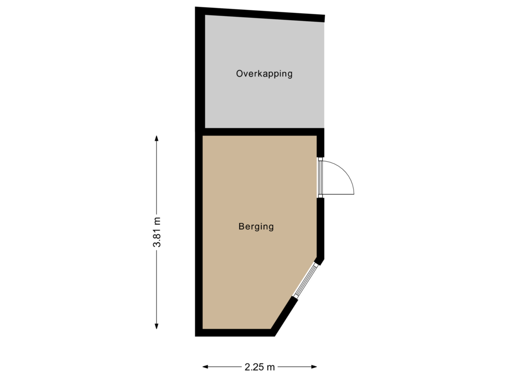 Bekijk plattegrond van Berging van L.O.-laan 7