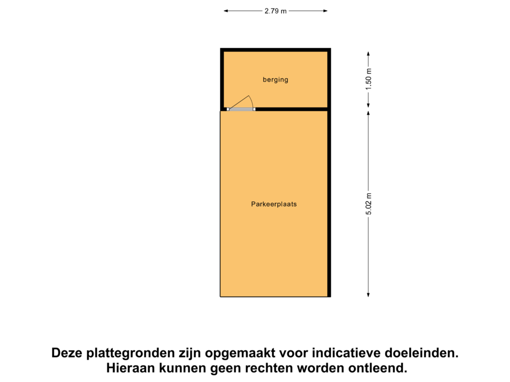 View floorplan of Berging of Van Someren-Downerlaan 26