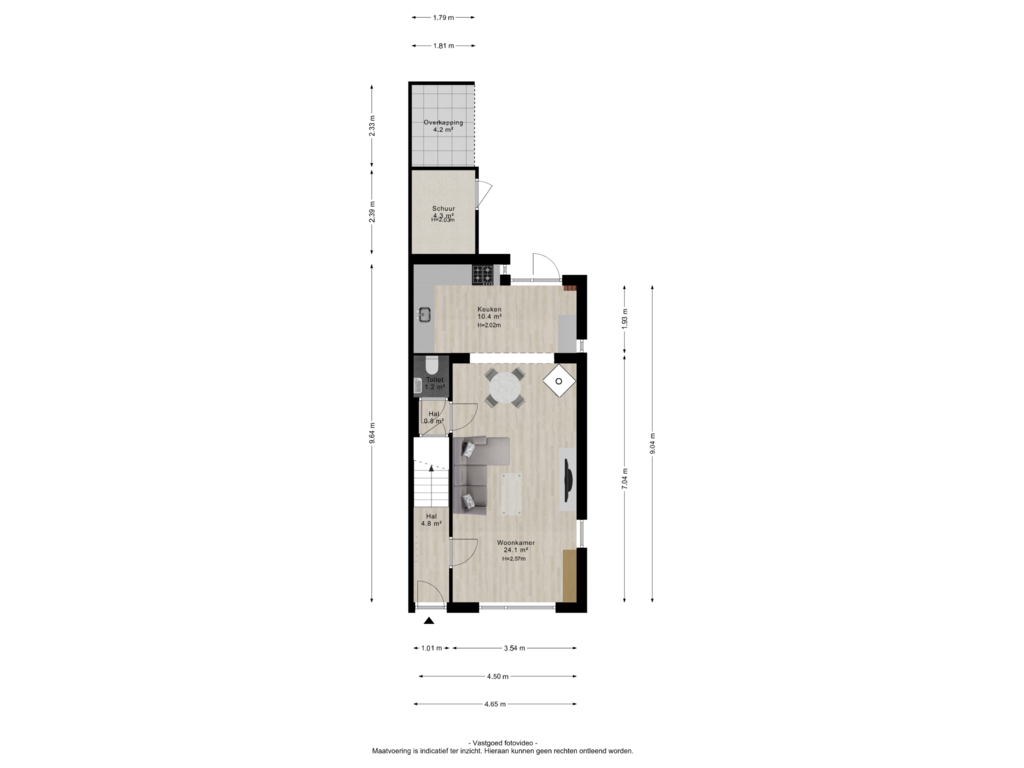 Bekijk plattegrond van Begane grond van Kerdijkstraat 9