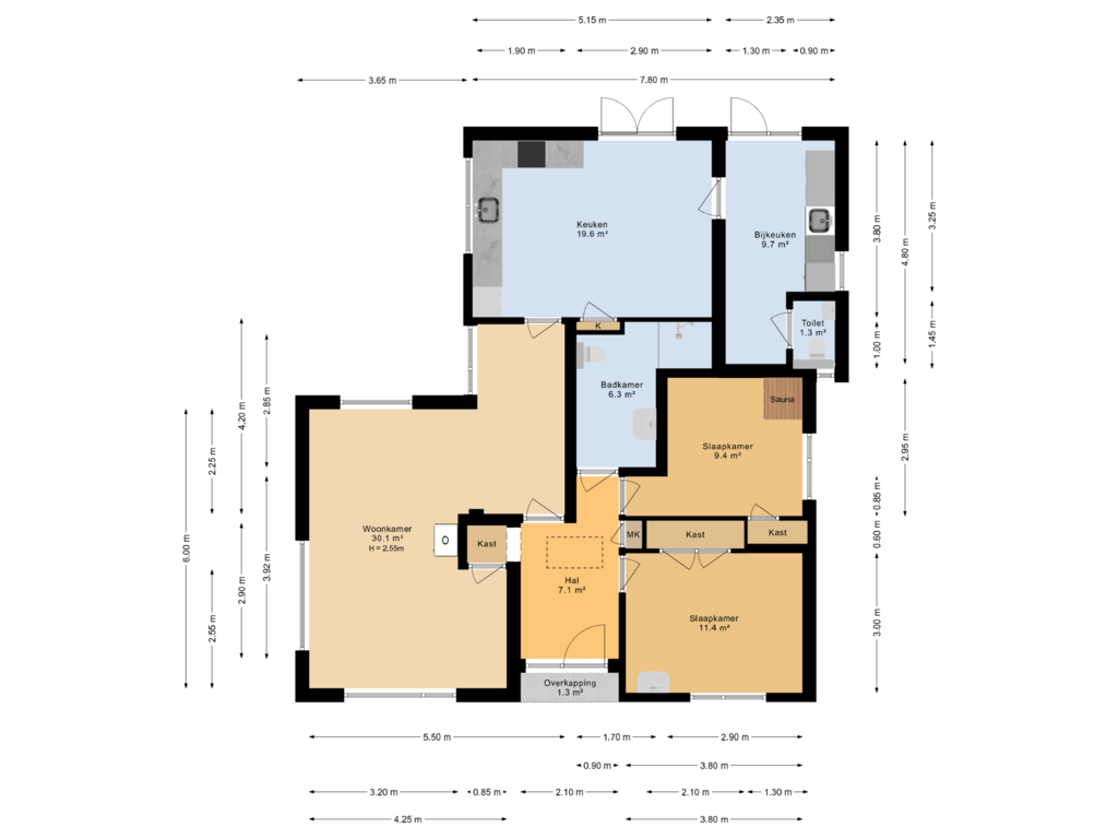 Bekijk plattegrond van Begane grond van Harmen Sytstrastraat 1