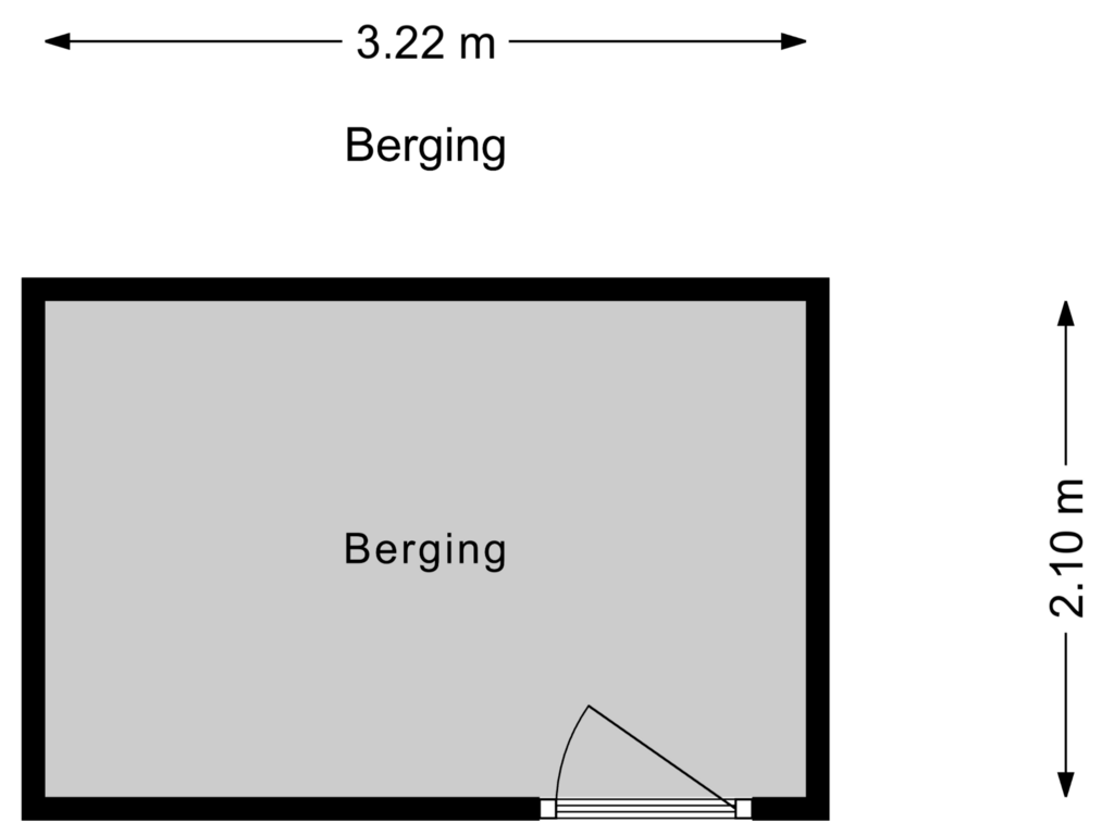 Bekijk plattegrond van Berging van Wantsnijdersgaarde 511