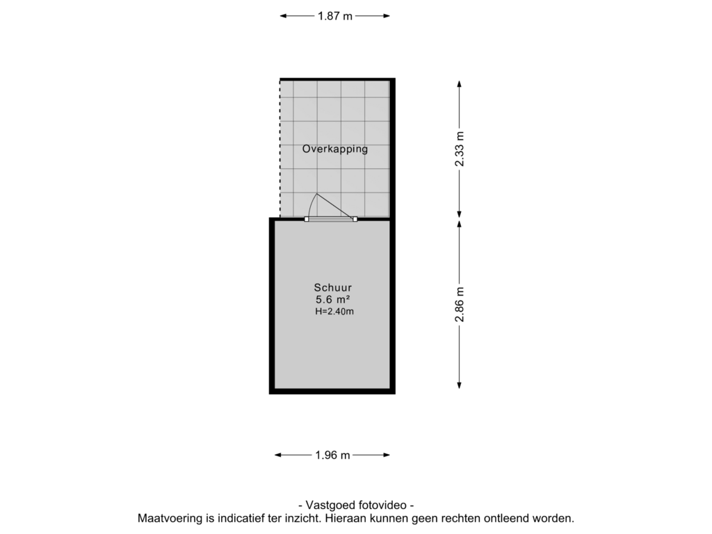 Bekijk plattegrond van Schuur van Van Dijkerf 8