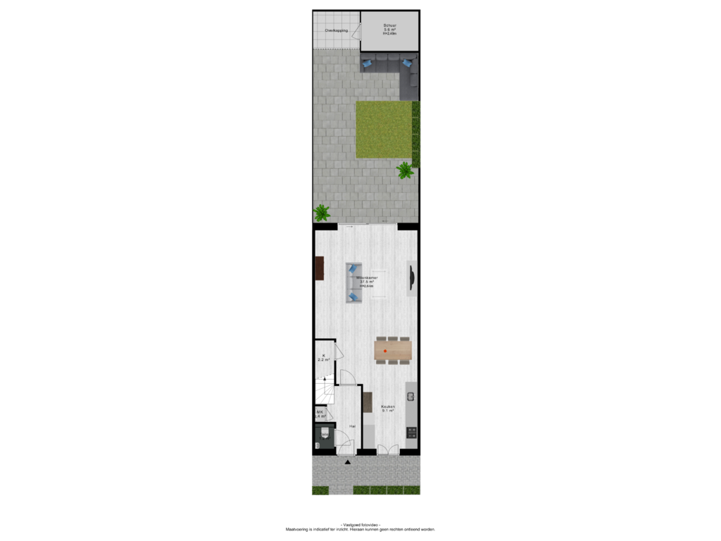 Bekijk plattegrond van Tuin van Van Dijkerf 8