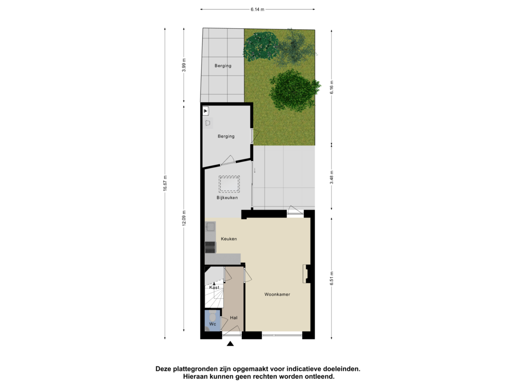 View floorplan of Begane Grond_Tuin of Dudok de Withof 43