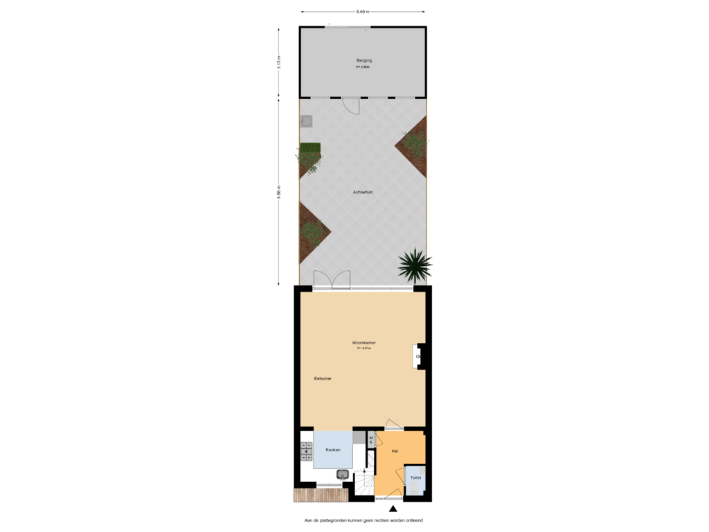 Bekijk plattegrond van Situatie van Amnestylaan 70