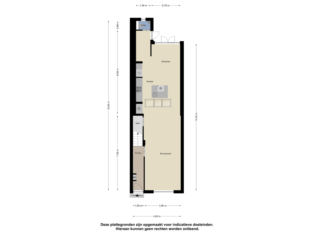 Bekijk plattegrond van Begane Grond van Kreeftstraat 57