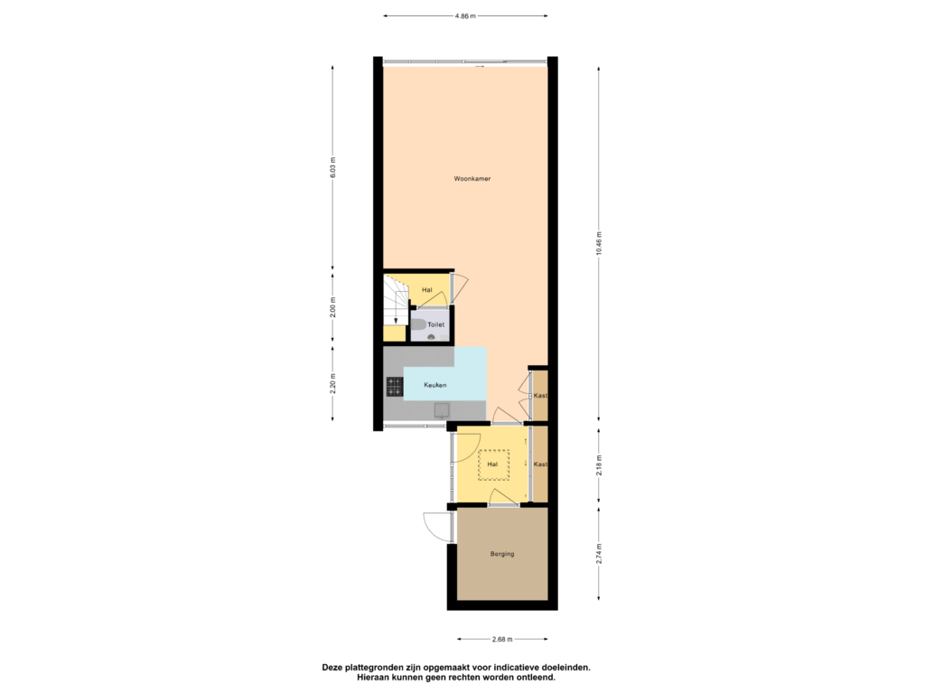 View floorplan of Begane grond of De Kling 4