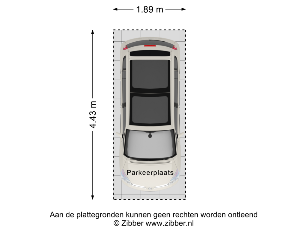 View floorplan of Parkeerplaats of Moerbekkenkamp 1-C