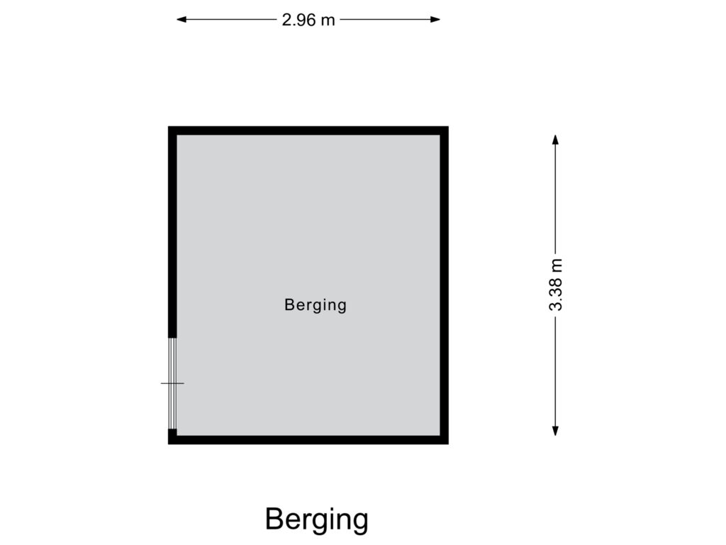 Bekijk plattegrond van Berging van Reigersstraat 11