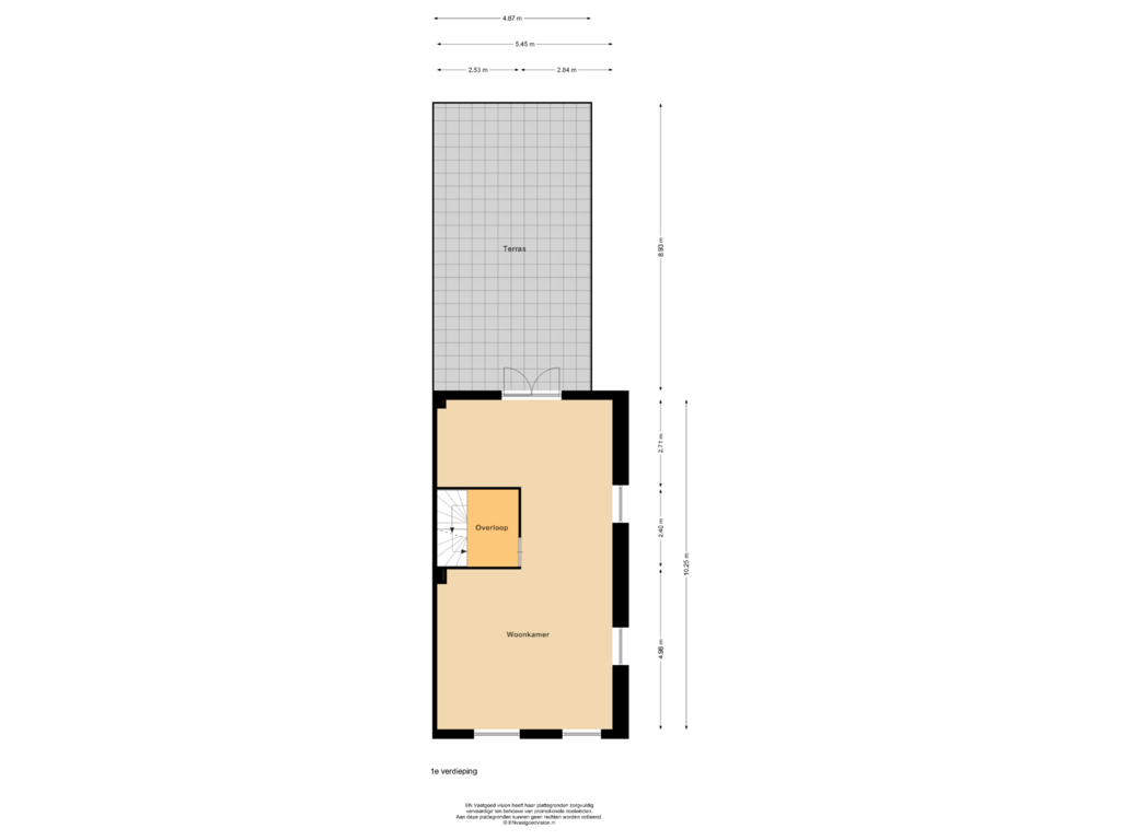 Bekijk plattegrond van 1e verdieping van John Blankensteinstraat 16