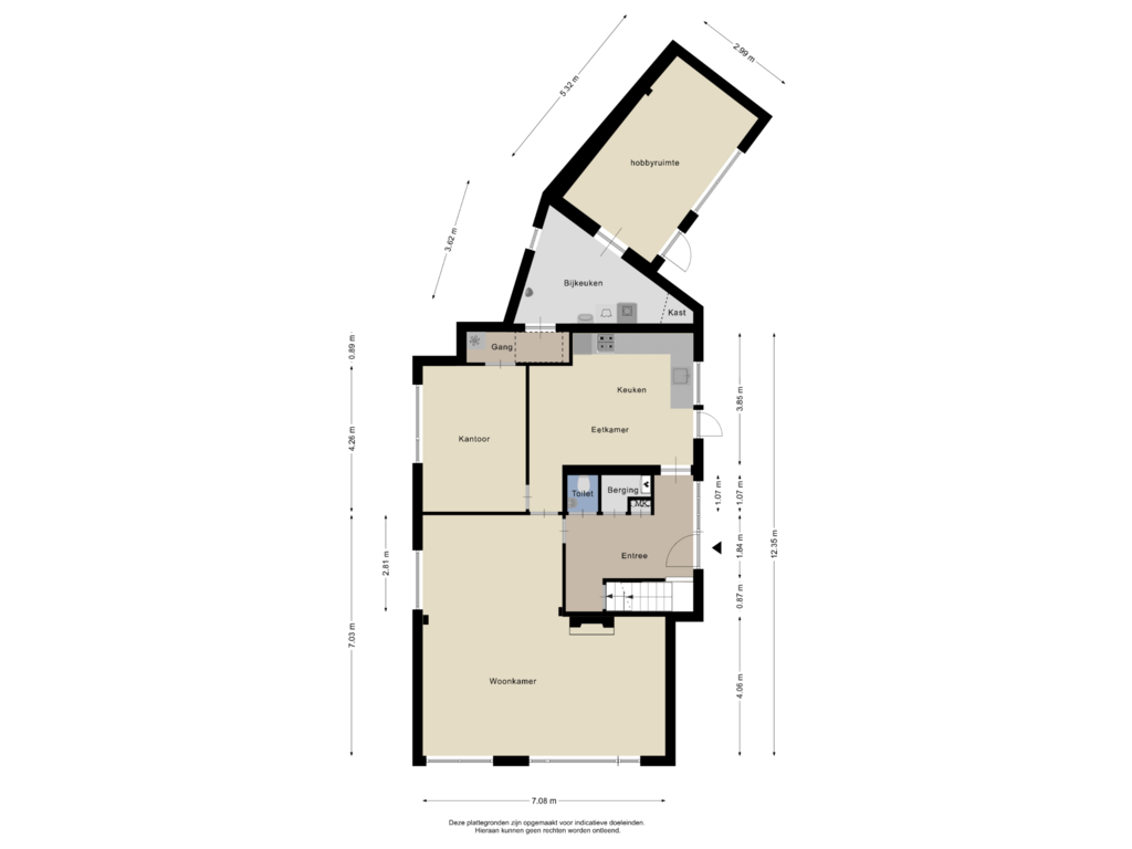 Bekijk plattegrond van Begane Grond van Rijssenseweg 14