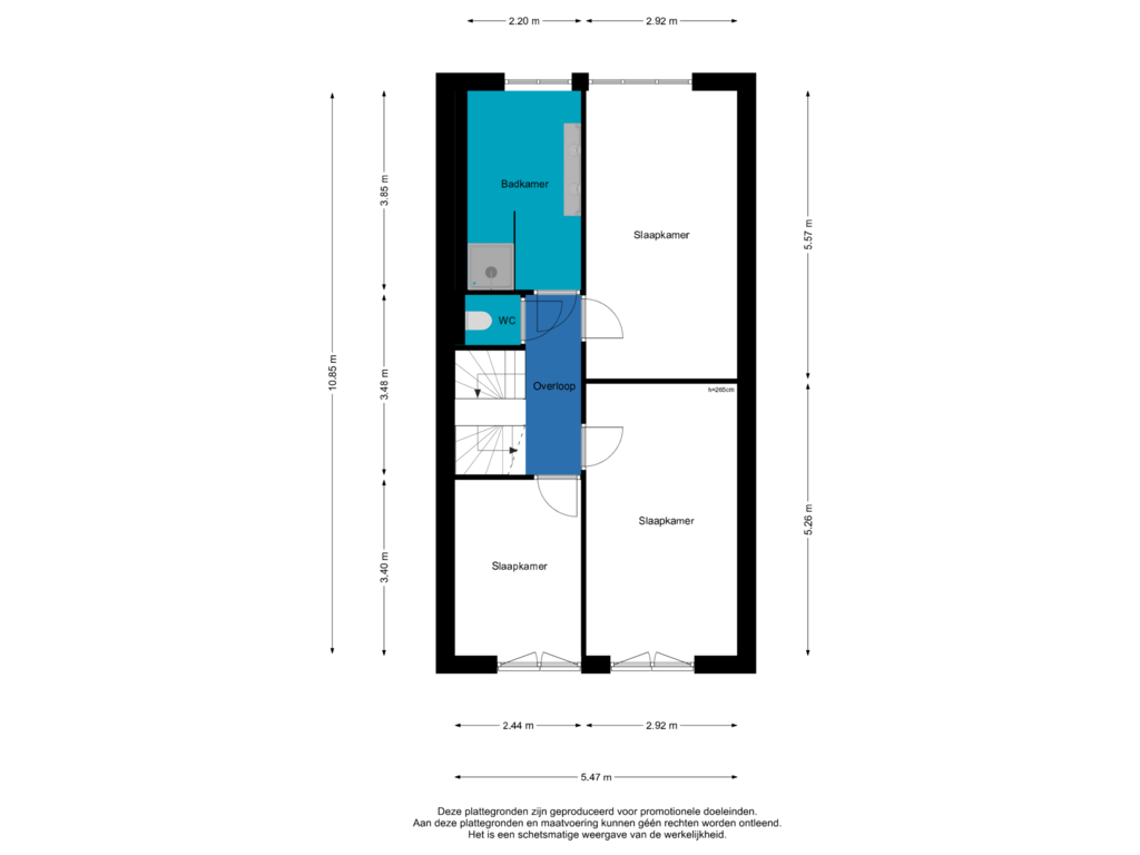 Bekijk plattegrond van Eerste Verdieping van Aardbeivlinder 2