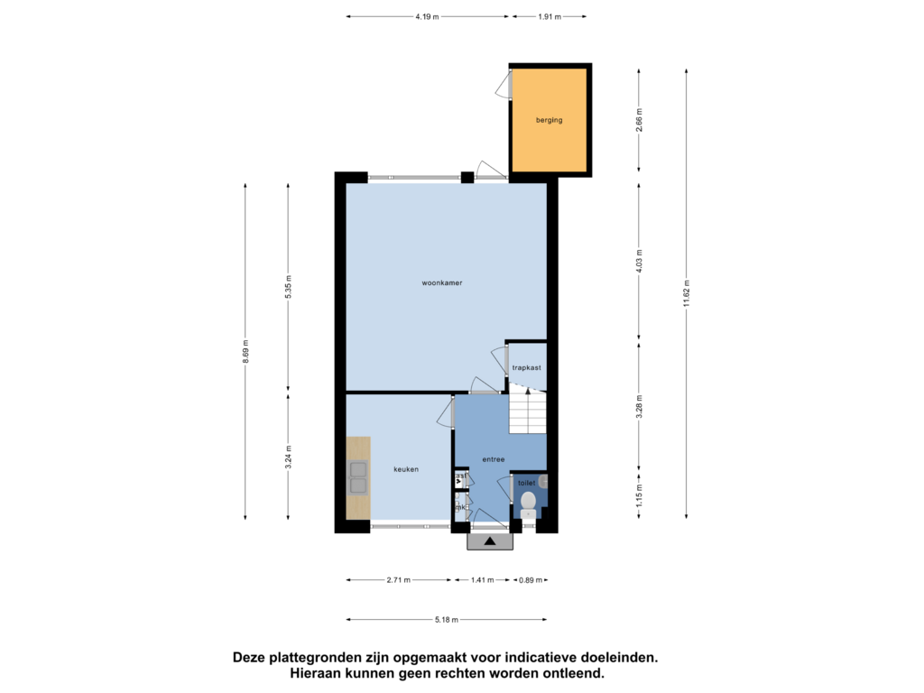 Bekijk plattegrond van Begane Grond van Steendrukkerstraat 15