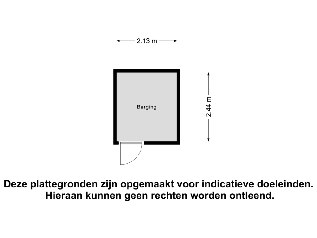 Bekijk plattegrond van Berging van De Gemeint 30