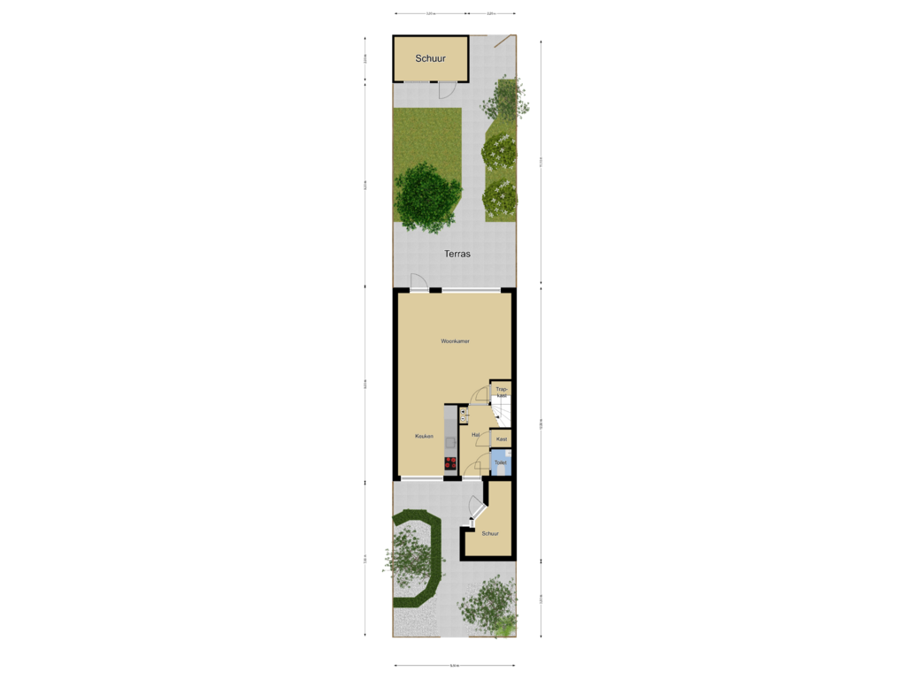 Bekijk plattegrond van Perceel overzicht van Sterappel 5