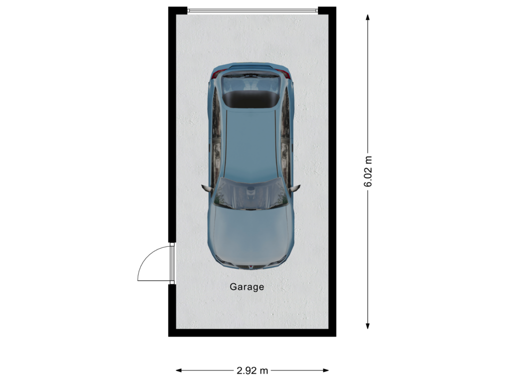 Bekijk plattegrond van Garage van Oderstraat 18