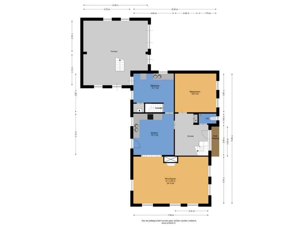 View floorplan of Begane Grond of Kosterijweg 18-A