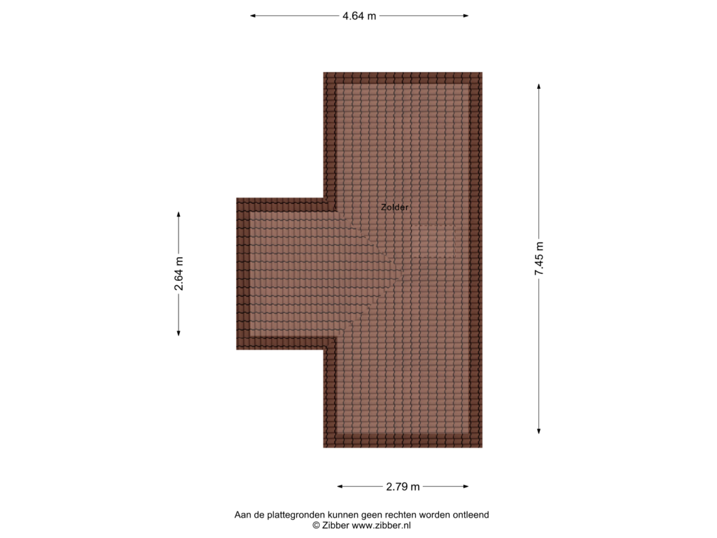 Bekijk plattegrond van Zolder van Brinkgreverweg 4