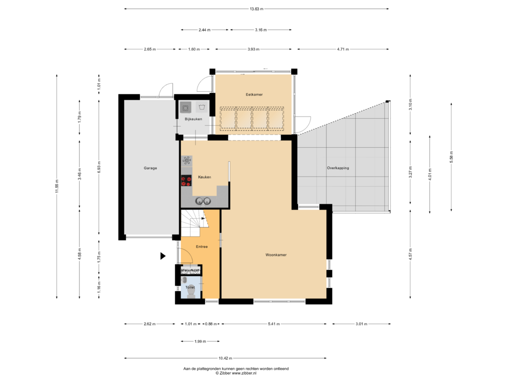 Bekijk plattegrond van Begane grond van Hopbel 5