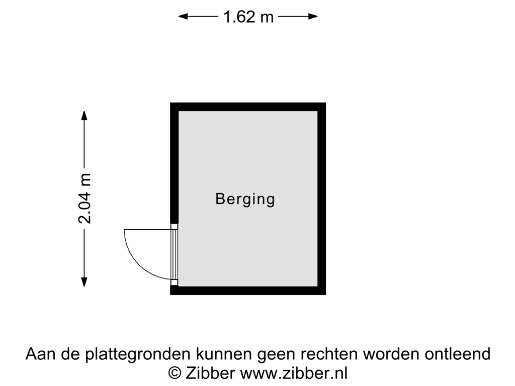 Bekijk plattegrond van Berging van Hopbel 5