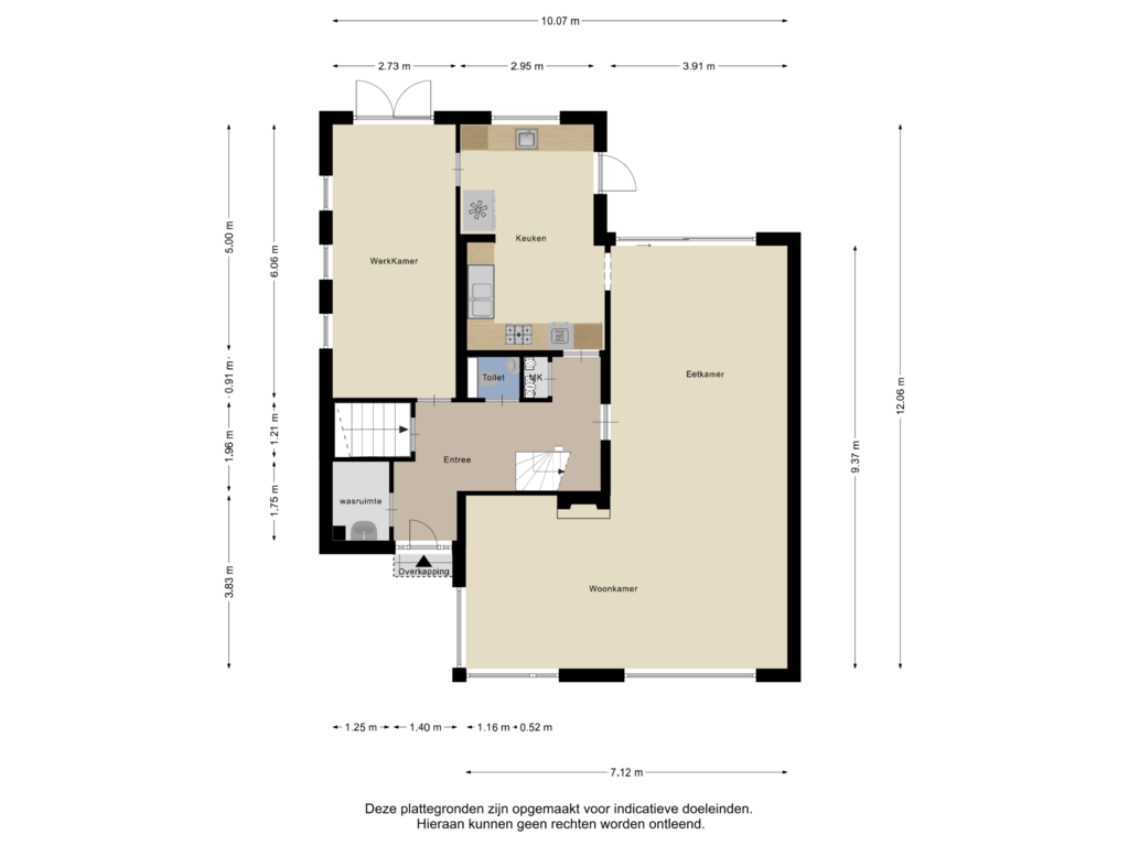 Bekijk plattegrond van Begane Grond van Burgemeester Quarles van Uffordstraat 5