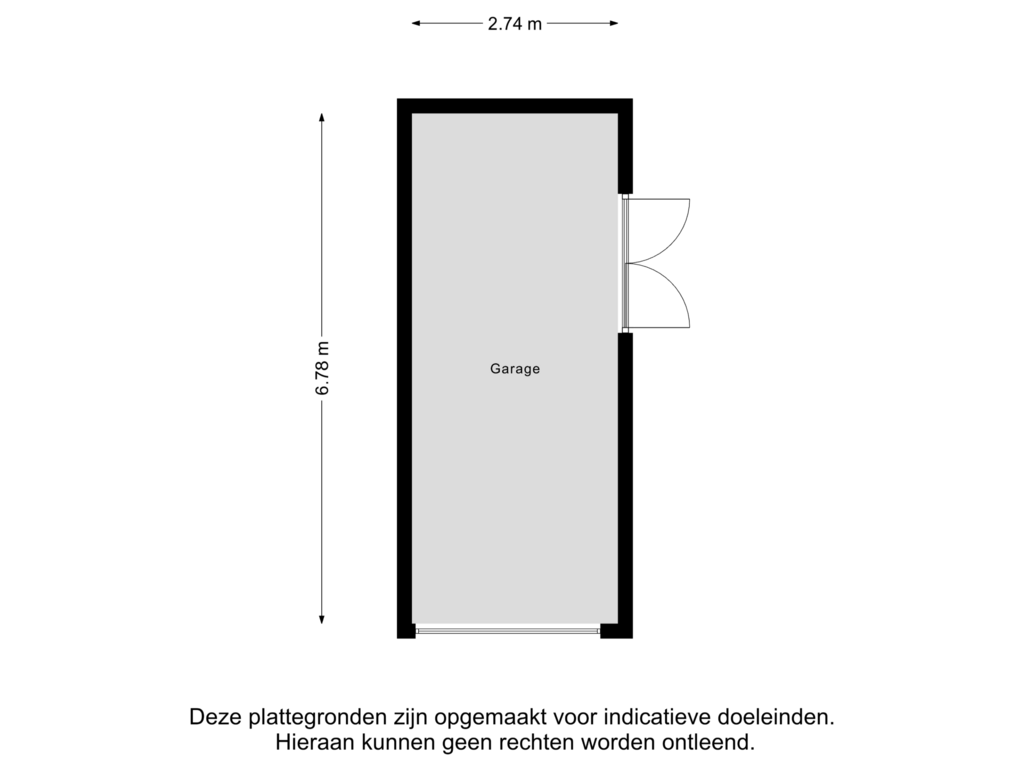 Bekijk plattegrond van Garage van Burgemeester Quarles van Uffordstraat 5