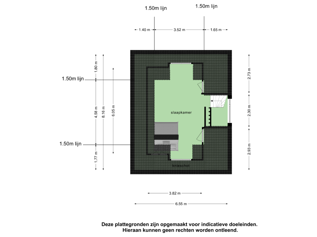 Bekijk plattegrond van 2e verdieping van Boddenkampsingel 47