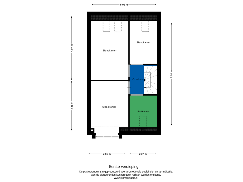 Bekijk plattegrond van Floor 1 van De Bloementuin 18