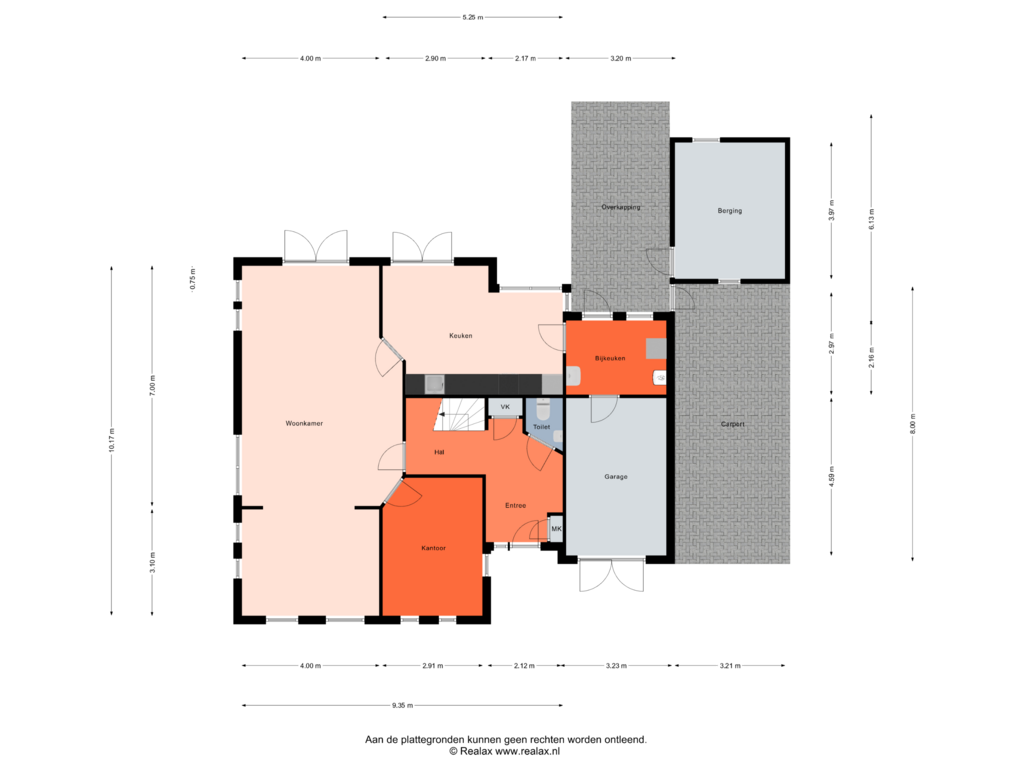 Bekijk plattegrond van Begane grond van Hazelaar 18