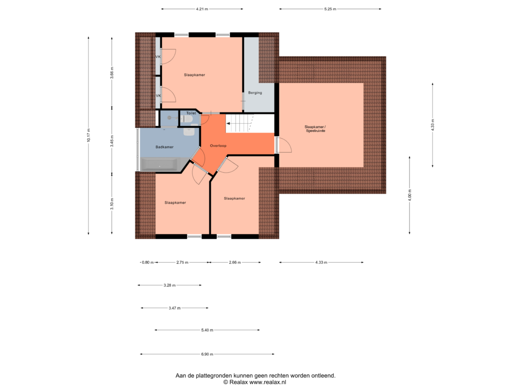 Bekijk plattegrond van Verdieping 1 van Hazelaar 18