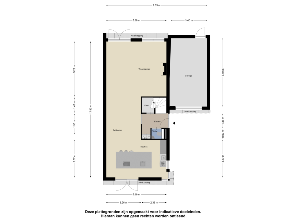 Bekijk plattegrond van Begane Grond van Vechtstroom 6