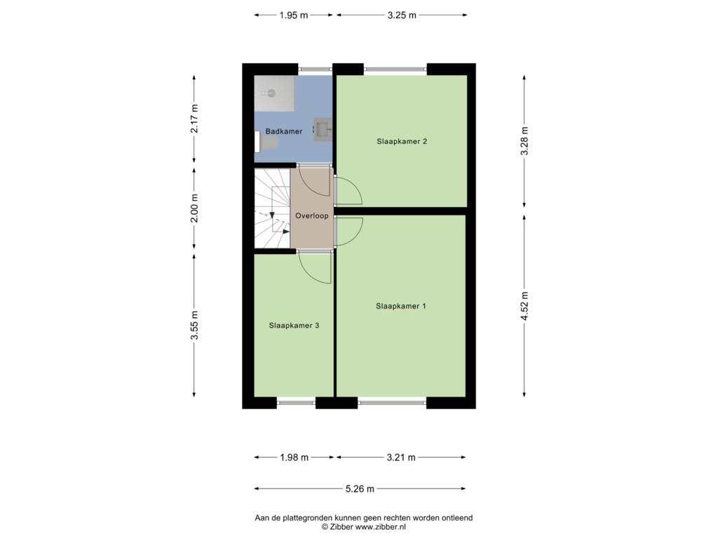 View floorplan of Eerste Verdieping of Dijkschrijversland 10