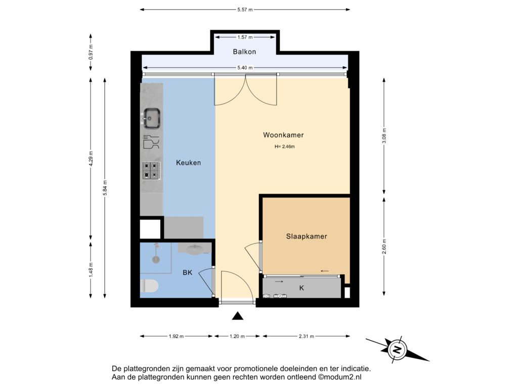 Bekijk plattegrond van 8e verdieping van Haverkamp 130