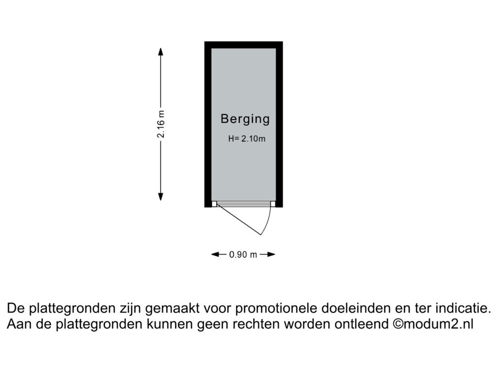 Bekijk plattegrond van Berging van Haverkamp 130