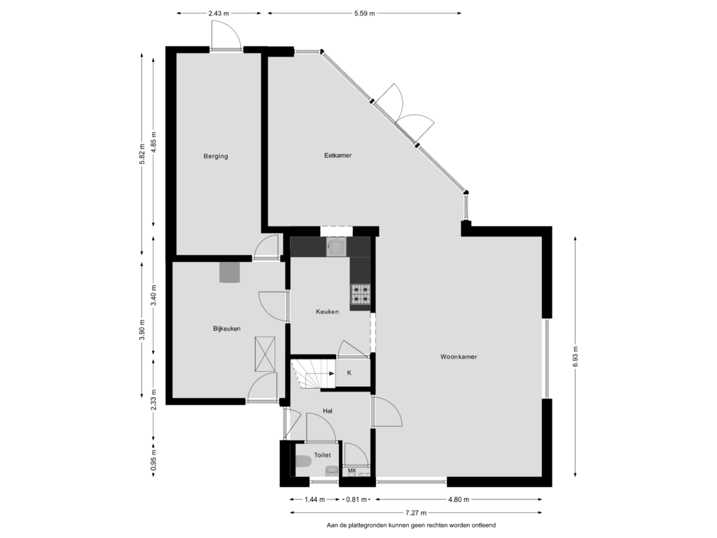 Bekijk plattegrond van First floor van De Dôle 5