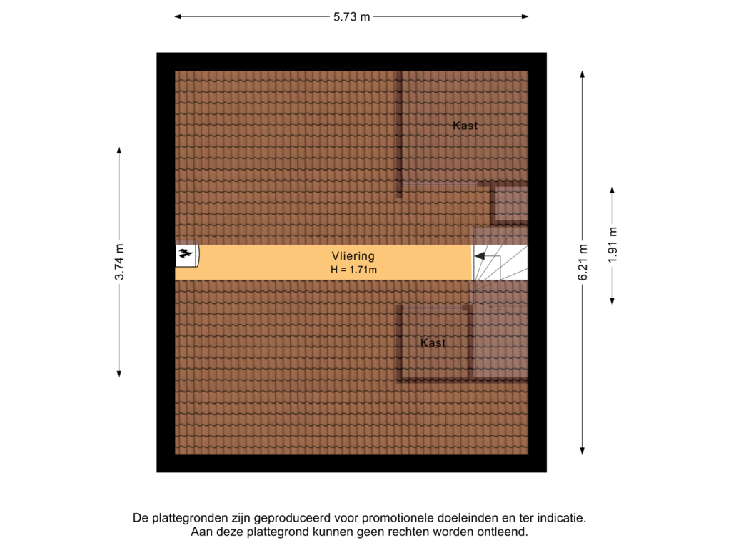 Bekijk plattegrond van Tweede verdieping van Johan Jongkindstraat 49