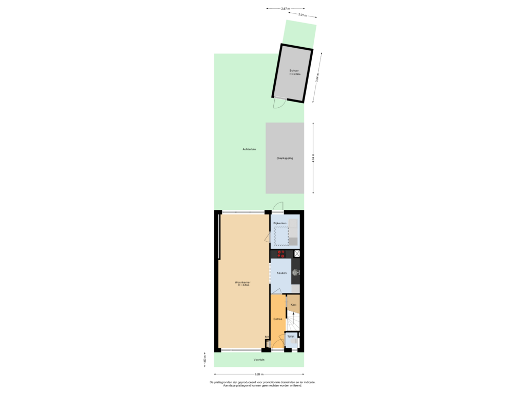 Bekijk plattegrond van Situatie van Johan Jongkindstraat 49