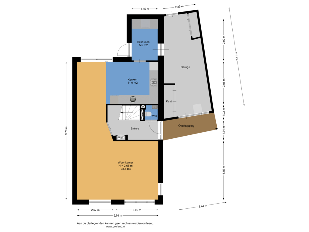 Bekijk plattegrond van Begane Grond van Rietbeek 5