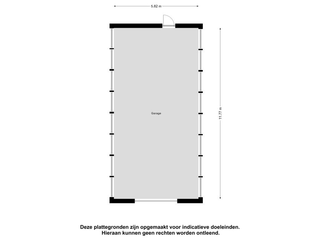 Bekijk plattegrond van Garage van Gasselterweg 21