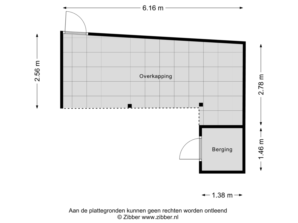 Bekijk plattegrond van Berging van Waagmeestershoeve 309