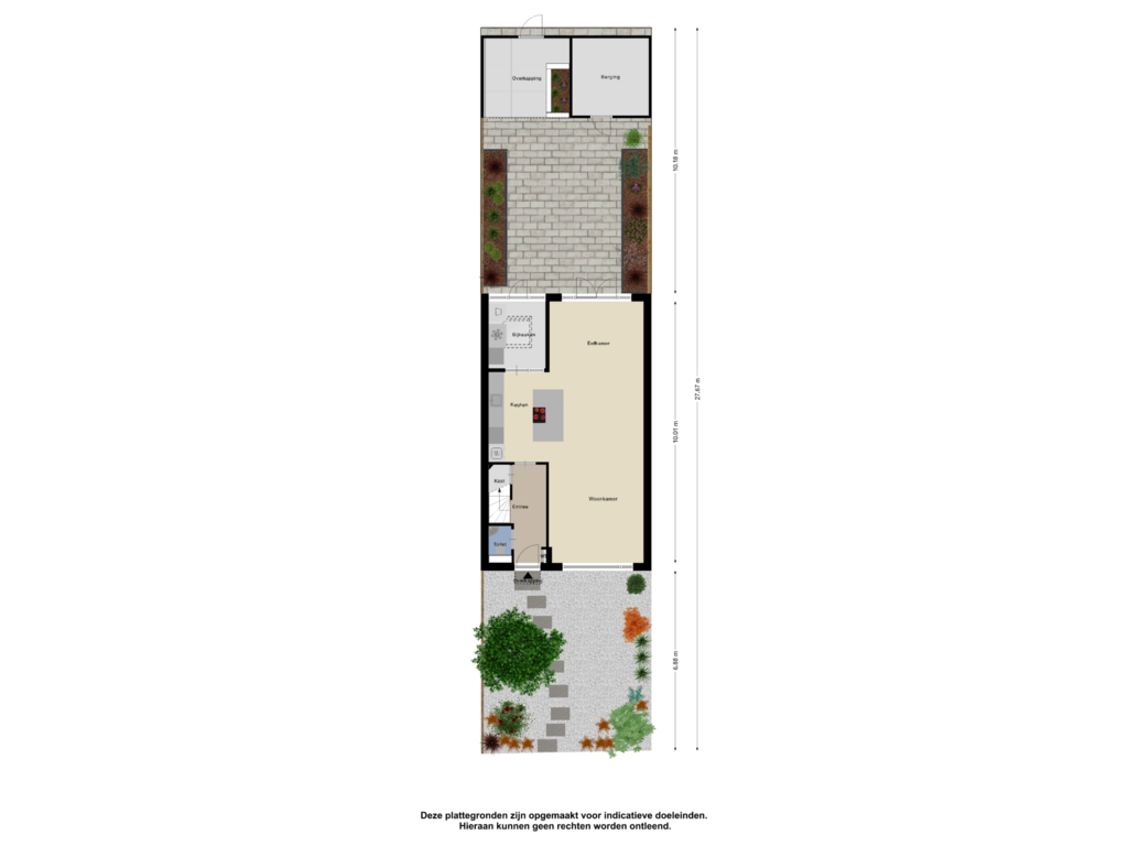 Bekijk plattegrond van Begane Grond Tuin van Kamillestraat 45