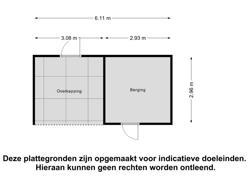 Bekijk plattegrond van Berging van Kamillestraat 45