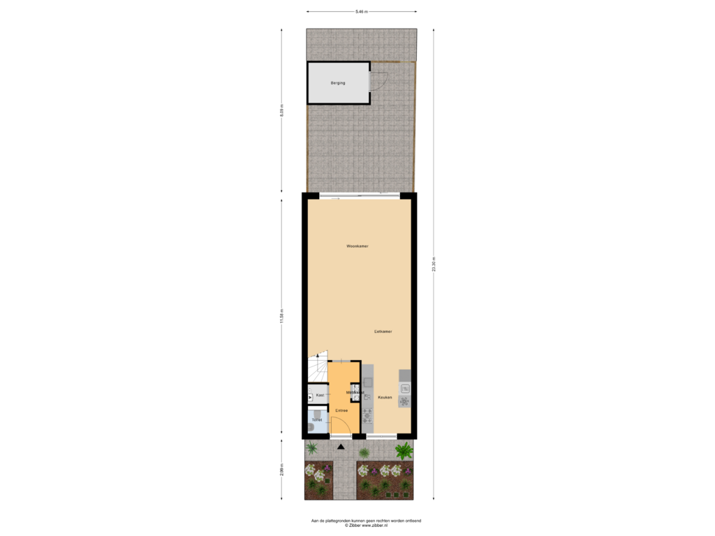 Bekijk plattegrond van Begane Grond Tuin van Valbrug 28