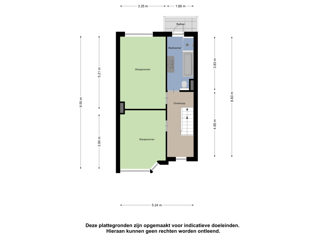 Bekijk plattegrond van Eerste Verdieping van Vredenburchsingel 13