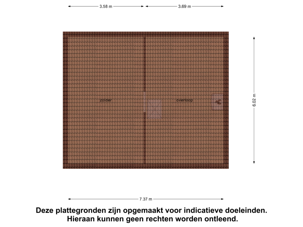 Bekijk plattegrond van Zolder van Ceresstraat 34