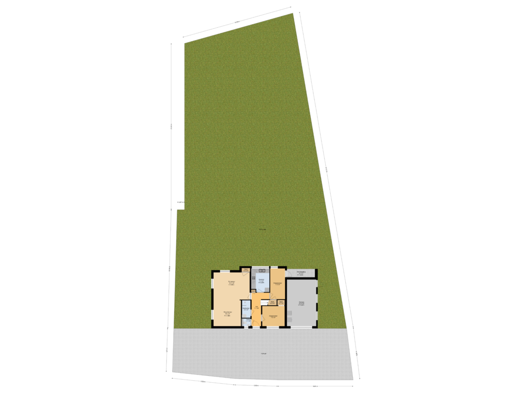 Bekijk plattegrond van Situatie van Haadwei 146