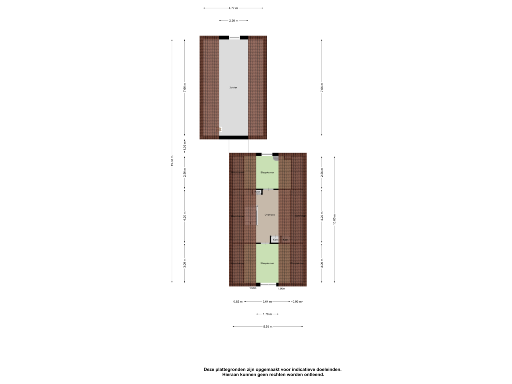 View floorplan of Eerste Verdieping of Alde Wei 22