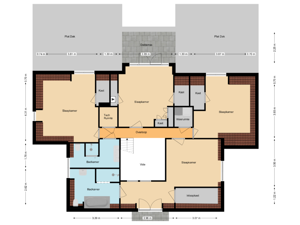 Bekijk plattegrond van Floor 1 van Zuiderdracht 23