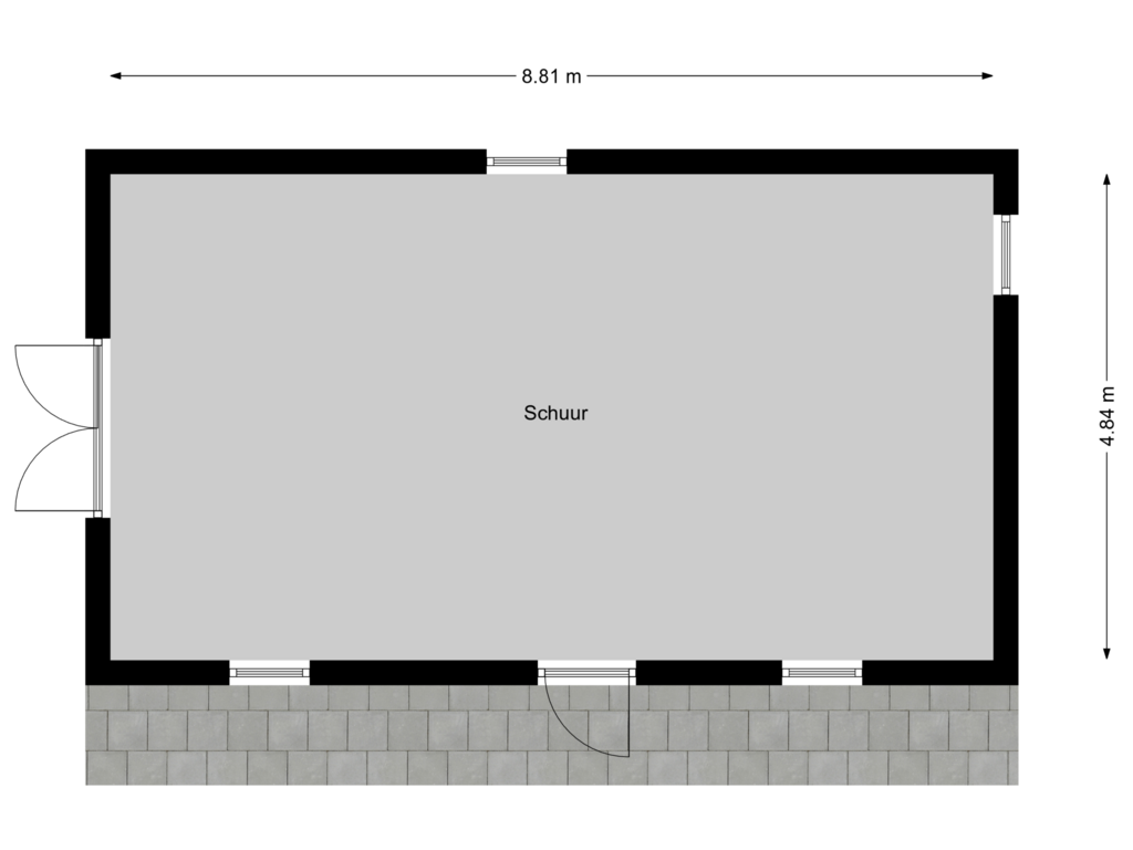 Bekijk plattegrond van Floor 4 van Zuiderdracht 23